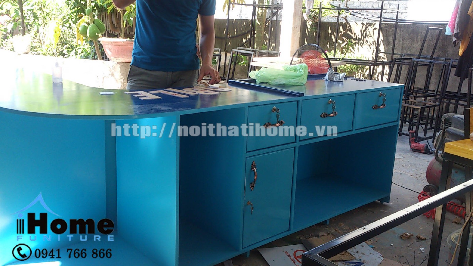 quầy lễ tân bán sẵn giá rẻ tại hải phòng